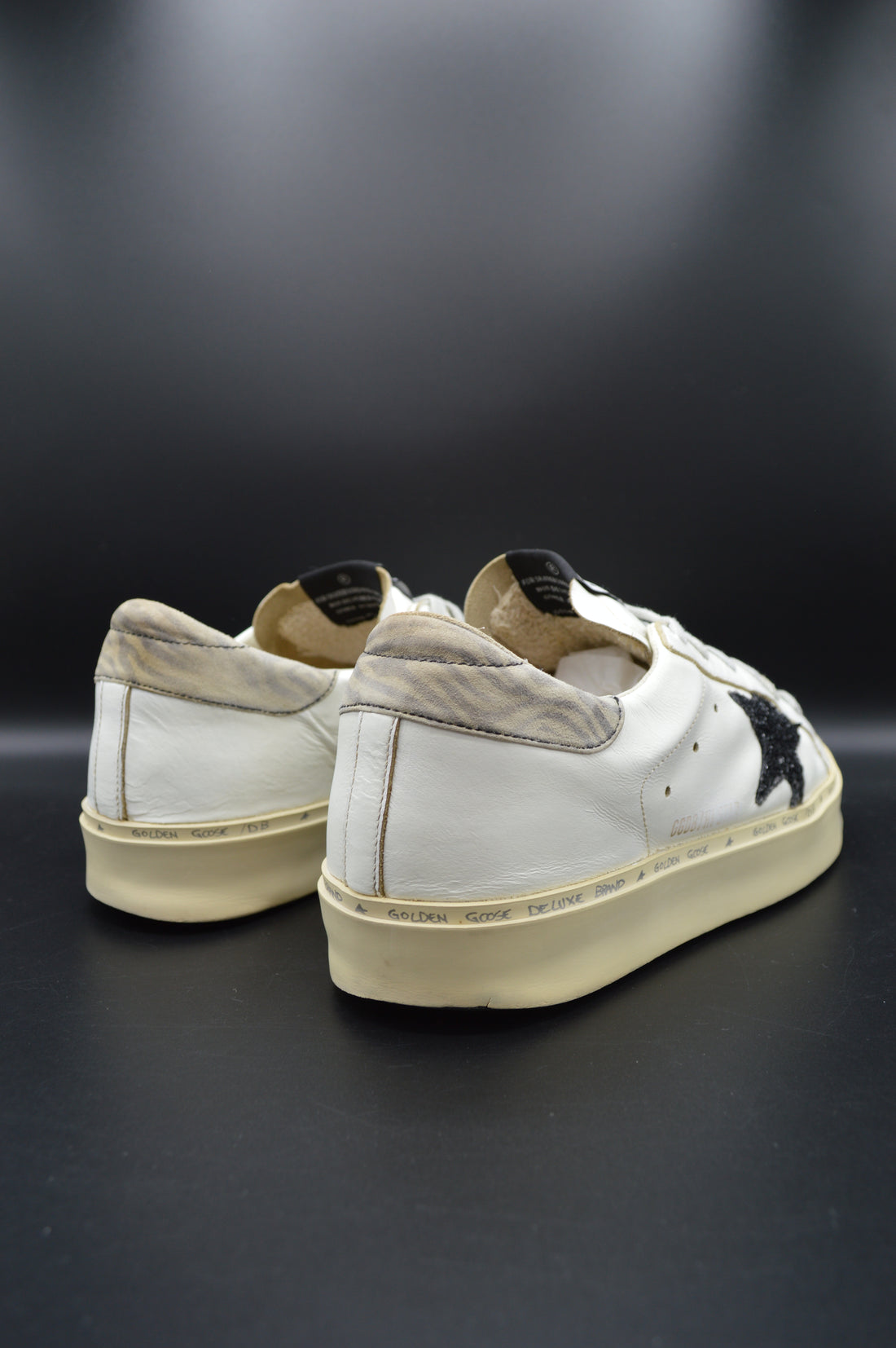 Golden Goose Hi Star blanc/noir/leopard - T39